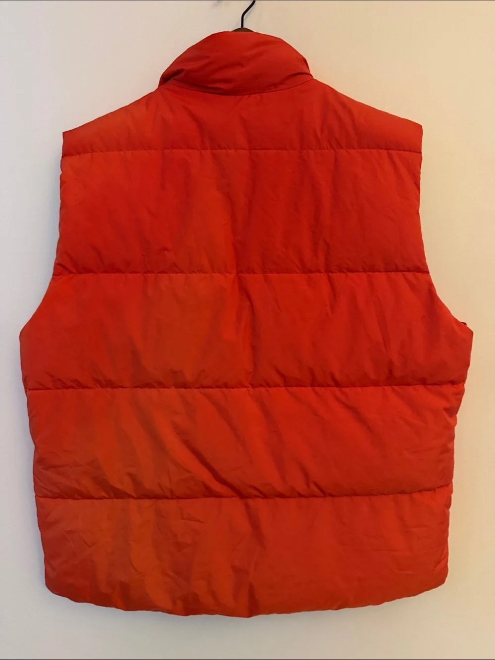 J. Crew Orange Quilted Puffer Vest